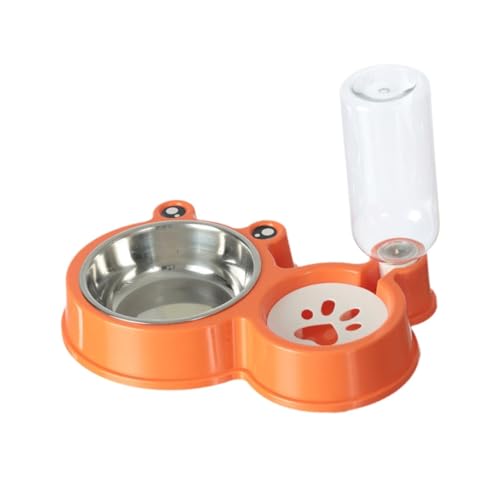 Amagogo Futternapf- und Wassernapf-Set für Hunde und Katzen, Rutschfester Boden, für kleine und mittelgroße Welpen und Kätzchen, Wasser- und Futternapf-Set, Orange Amagogo Futternapf- und Wassernapf-Set für Hunde und Katzen, Rutschfester Boden, für kleine und mittelgroße Welpen und Kätzchen, Wasser- und Futternapf-Set, Orange von Amagogo