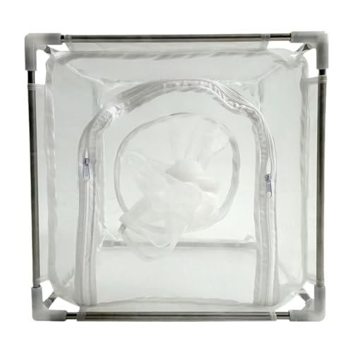 Amagogo Mesh Butterfly Cage Terrarium Mesh Gehege abnehmbare Wiederverwendbare Brutkäfig -Schmetterlingslebensraum für Garten Hinterhof Innenräume von Amagogo