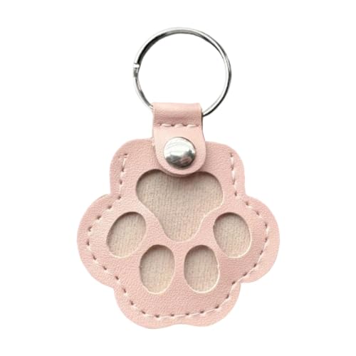 Amagogo Schlüsselanhänger in Form Einer Hunde- oder Katzenpfote, Katzenhaarhalter, dekorativer Tier-Schlüsselanhänger, handgefertigt, süßer Hundehaarsammler, Rosa Amagogo Schlüsselanhänger in Form Einer Hunde- oder Katzenpfote, Katzenhaarhalter, dekorativer Tier-Schlüsselanhänger, handgefertigt, süßer Hundehaarsammler, Rosa von Amagogo