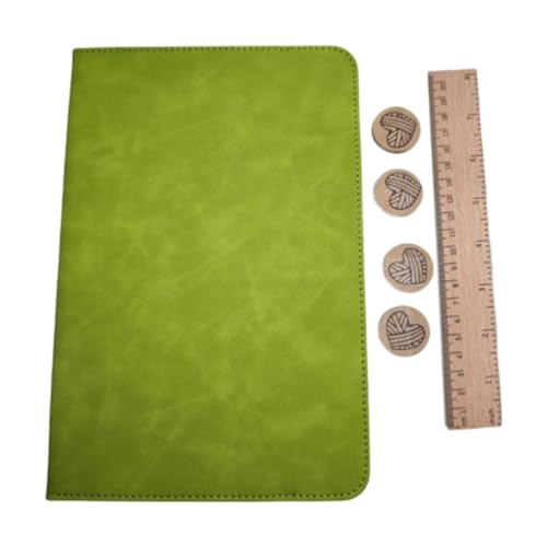 Amagogo Strickmusterhalter, Diagrammhalter für Häkel, Hellgrün von Amagogo