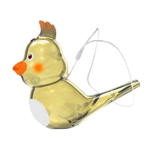 Amagogo Vogel, kreatives Neuheits-Musikinstrument mit Hängeseil für Ostern, Partyzubehör, Taschenfüller, Gelb von Amagogo