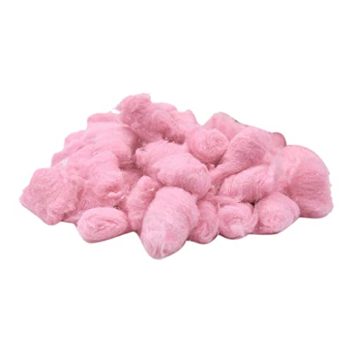 Amaone Hamster Ausstattung Kaufen Gold Baumwoll-Winterbär-Papier warmes Tier ° 100 Baumwollball PCs Tier anderes Hamster Käfig Etagen (Pink, One Size) von Amaone