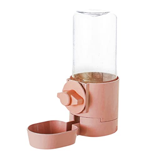 Automatisierte Futterspender Für Hundefutter-Feeder-Käfig-hängender Wasser-Feeder-Haustier-Wasser-Feeder-hängender für Katzenfutterautomat Nassfutter (Pink, One Size) von Amaone