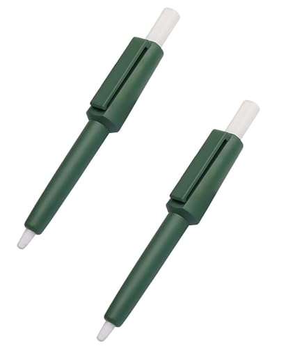 Amazleer 2 Pcs Zeckenschlinge Set, Praktischer Zeckenentferner für Hunde, Katzen & Pferde | Zeckenzange & Zeckenlasso zur Effektiven Zeckenentfernung bei Nymphen & Adulten Zecken (Grün) (Grüner) von Amazleer