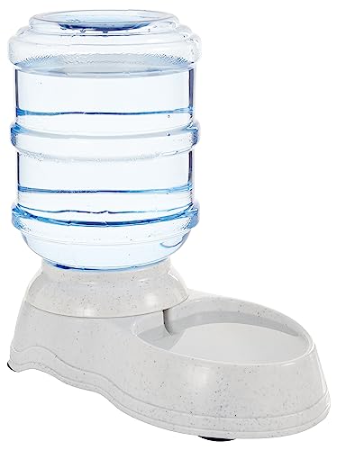 Amazon Basics Futter- und Wasserspender für Haustiere, Tränke, 4.5 liters, Größe S, Transparent, Hund, 1 Einheit von Amazon Basics