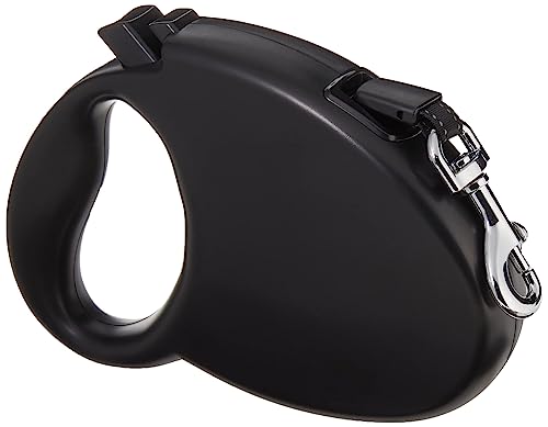 Amazon Basics Einziehbare Hundeleine, Länge 5 m, Größe M, Hunde bis 50 kg, Schwarz Amazon Basics Einziehbare Hundeleine, Länge 5 m, Größe M, Hunde bis 50 kg, Schwarz von Amazon Basics