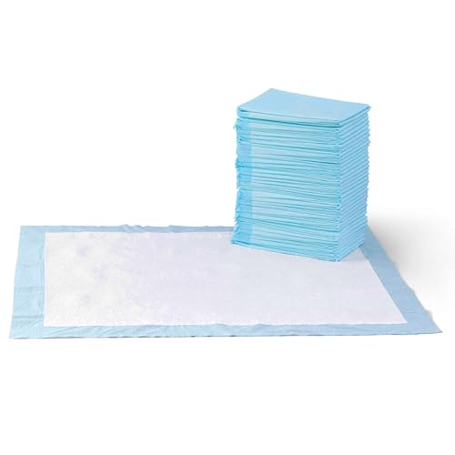 Amazon Basics Trainingspads für Hunde und Welpen, auslaufsicheres 5-lagiges Design mit schnell trocknender Oberfläche, XL (40 Stück), Blau Amazon Basics Trainingspads für Hunde und Welpen, auslaufsicheres 5-lagiges Design mit schnell trocknender Oberfläche, XL (40 Stück), Blau von Amazon Basics