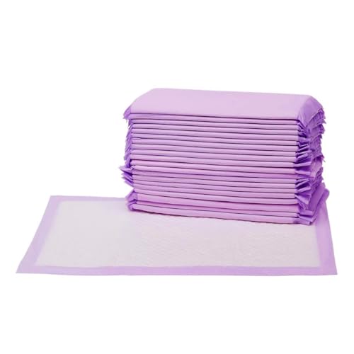 Amazon Basics 20er-Pack Einweg-Katzenkloeinlagen mit Schnell Trocknender Oberfläche - Frischeduft, Violett von Amazon Basics