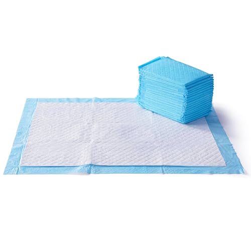 Amazon Basics Strapazierfähige Trainingspads für Hunde und Welpen, auslaufsicheres Design mit schnell trocknender Oberfläche, Größe XL (25Stück), Blau/Weiß Amazon Basics Strapazierfähige Trainingspads für Hunde und Welpen, auslaufsicheres Design mit schnell trocknender Oberfläche, Größe XL (25Stück), Blau/Weiß von Amazon Basics