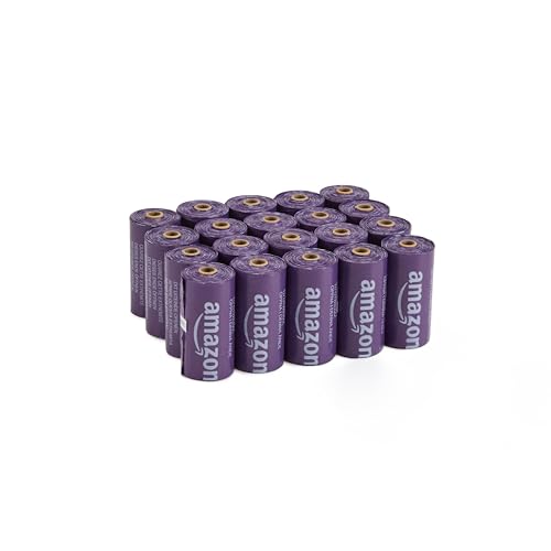 Amazon Basics Hundekotbeutel ohne Spender, Lavendel, 300 Stück (20 Packungen mit je 15 Beuteln) Amazon Basics Hundekotbeutel ohne Spender, Lavendel, 300 Stück (20 Packungen mit je 15 Beuteln) von Amazon Basics