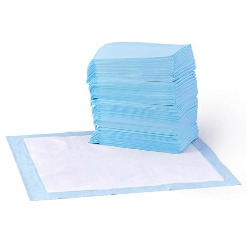 Amazon Basics Trainingspads für Hunde und Welpen, auslaufsicheres 5-lagiges Design mit schnell trocknender Oberfläche, Normale Größe, 50 Stück, Blau Amazon Basics Trainingspads für Hunde und Welpen, auslaufsicheres 5-lagiges Design mit schnell trocknender Oberfläche, Normale Größe, 50 Stück, Blau von Amazon Basics