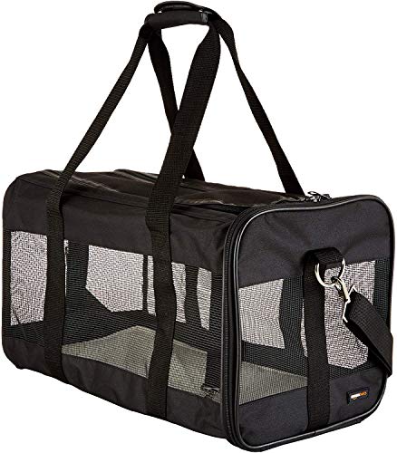 Amazon Basics Haustiertragetasche, weich für Hund, L, schwarz, L 50 x B 30.4 x H 30.4 cm Amazon Basics Haustiertragetasche, weich für Hund, L, schwarz, L 50 x B 30.4 x H 30.4 cm von Amazon Basics