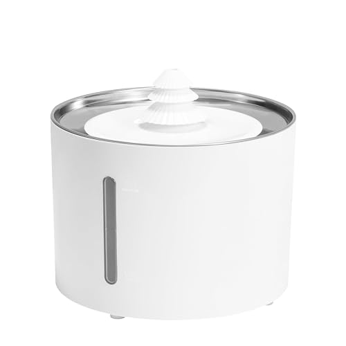 Amazon Basics Trinkbrunnen für Haustiere, Kleintiertränke, Hundetränke, Edelstahl, 3 L, mit 3 Kohlefiltern, Weiß Amazon Basics Trinkbrunnen für Haustiere, Kleintiertränke, Hundetränke, Edelstahl, 3 L, mit 3 Kohlefiltern, Weiß von Amazon Basics
