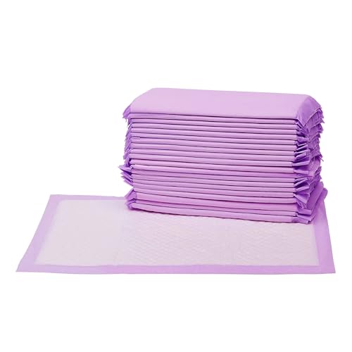 Amazon Basics Katzenstreu-Pads, 20er-Pack, Zitronenduft, Violett/Weiß von Amazon Basics