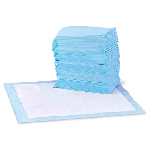 Amazon Basics Trainingspads für Hunde und Welpen, auslaufsicheres 5-lagiges Design mit schnell trocknender Oberfläche, Normal (100Stück), Blau Amazon Basics Trainingspads für Hunde und Welpen, auslaufsicheres 5-lagiges Design mit schnell trocknender Oberfläche, Normal (100Stück), Blau von Amazon Basics
