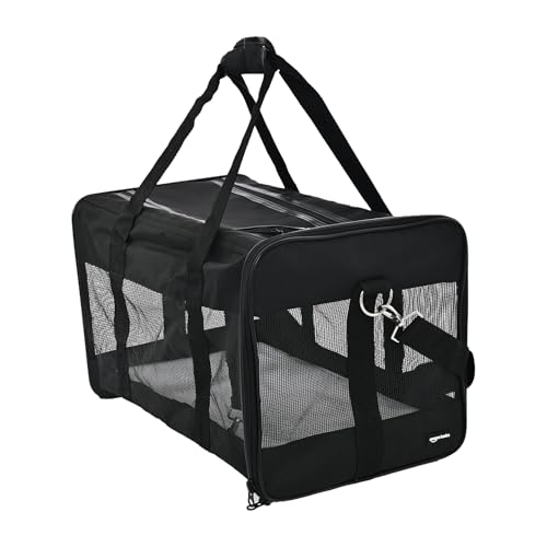 Amazon Basics Haustiertragetasche, weich für Hund, L, schwarz, L 50 x B 30.4 x H 30.4 cm Amazon Basics Haustiertragetasche, weich für Hund, L, schwarz, L 50 x B 30.4 x H 30.4 cm von Amazon Basics