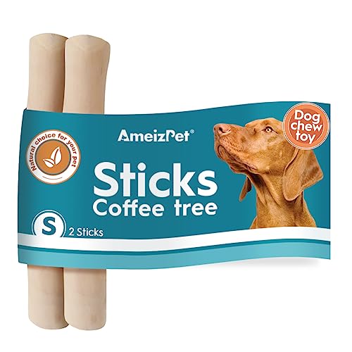 AmeizPet Hundespielzeug Unzerstörbar, Kaffeeholz Für Hunde, Kauknochen Hunden - Kaffeebaumknochen Hunde Kauspielzeug S Groß 2 Stücke AmeizPet Hundespielzeug Unzerstörbar, Kaffeeholz Für Hunde, Kauknochen Hunden - Kaffeebaumknochen Hunde Kauspielzeug S Groß 2 Stücke von AmeizPet