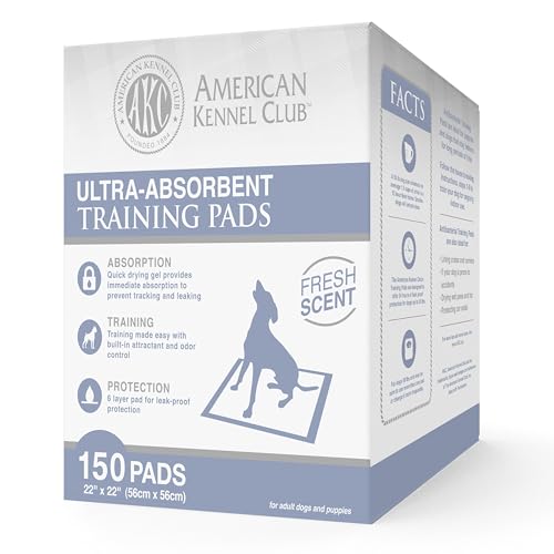 American Kennel Club AKC Trainingspads AKC 63860, 22" x 22" - 150 Stück von American Kennel Club