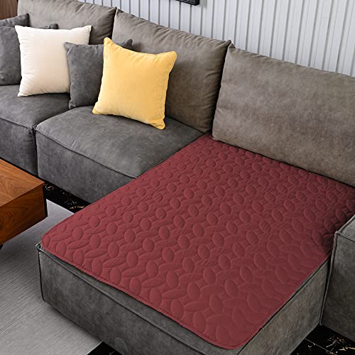 Ameritex Haustierbett-Abdeckung, Hundebett, Decke für Sofa und Möbel, wasserdicht, neues Muster-Design (101,6 x 127,7 cm, Burgunderrot) von Ameritex