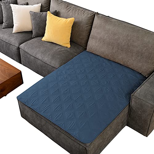 Ameritex Wasserdichte Hundebett-Abdeckung, Haustierdecke mit rutschfester Rückseite, für Möbel, Bett, Couch, Sofa, 101,6 x 127,8 cm, Marineblau von Ameritex