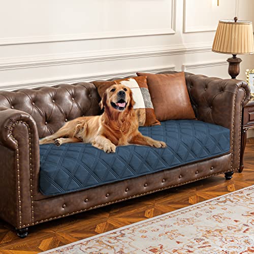Ameritex Wasserdichte Hundebett-Abdeckung, Haustierdecke mit rutschfester Rückseite, für Möbel, Bett, Couch, Sofa, 76,2 x 188,8 cm, Marineblau von Ameritex