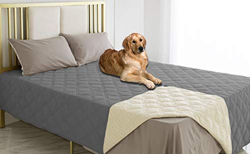 Ameritex Wasserdichte Hundebettdecke Haustierdecke mit Anti-Rutsch-Rückseite für Möbel, Bett, Couch, Sofa von Ameritex