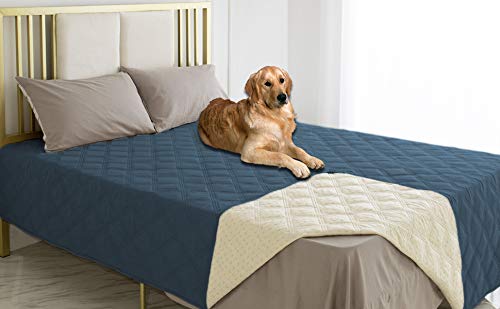 Ameritex Wasserdichte Hundebettdecke Haustierdecke mit Anti-Rutsch-Rückseite für Möbel, Bett, Couch, Sofa von Ameritex