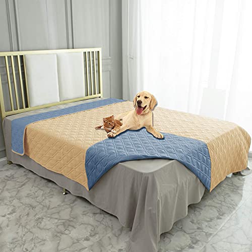 Ameritex Wasserdichter Hundebettbezug Haustierdecke für Möbel, Bett, Couch, Sofa, wendbar von Ameritex