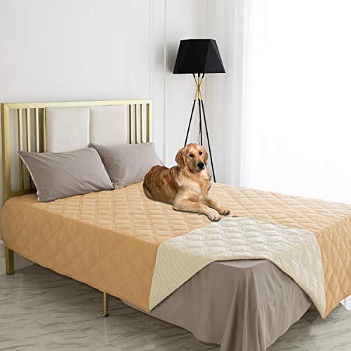 Ameritex Wasserdichter Hundebettbezug Haustierdecke mit rutschfester Rückseite für Möbel, Bett, Couch, Sofa von Ameritex