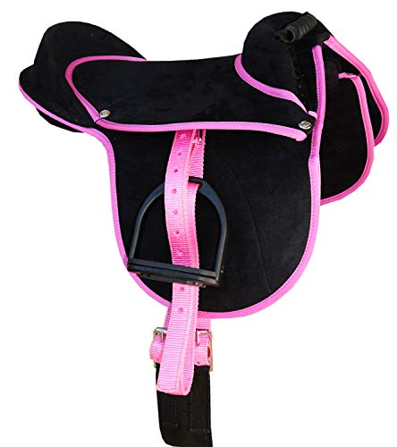 Amesbichler Reitsport AMKA Kinder Pony Reitkissen Luca schwarz/pink 10 Ponysattel komplettes Set auch für Holzpferde geeignet Cub Saddle Set Amesbichler Reitsport AMKA Kinder Pony Reitkissen Luca schwarz/pink 10 Ponysattel komplettes Set auch für Holzpferde geeignet Cub Saddle Set von Amesbichler Reitsport