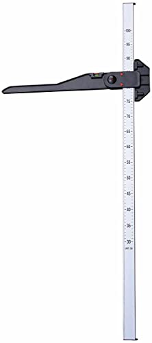 Amesbichler Reitsport AMKA Pferde Messstock Stockmaß MINI für Pferde bis 100 cm mit Wasserwaage ALU Stockmaß von Amesbichler Reitsport