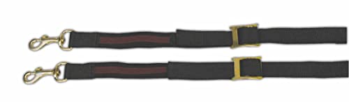 Amesbichler Reitsport Ausbinder Nylon Ausbindezügel - Nylon Ausbinder mit elastischen Einsätzen braun Amesbichler Reitsport Ausbinder Nylon Ausbindezügel - Nylon Ausbinder mit elastischen Einsätzen braun von Amesbichler Reitsport