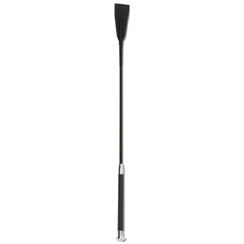 Amesbichler Reitsport Equipage Gerte Reitgerte mit Klatsche und Gummigriff, schwarz Springstock 65 cm von Amesbichler Reitsport