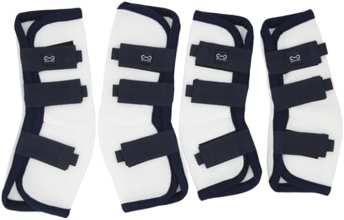 Amesbichler Reitsport Fliegenschutzgamaschen Pferde Set 1 Paar vorne 1 Paar hinten von Amesbichler Reitsport