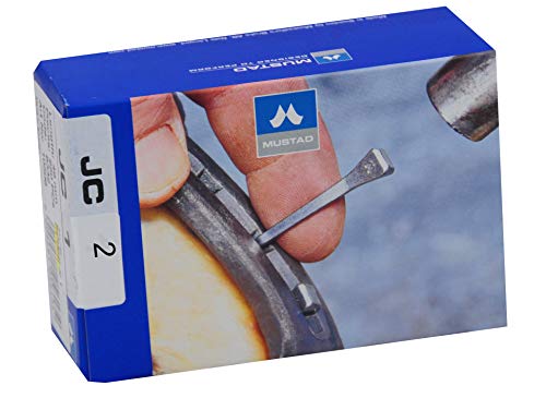Amesbichler Reitsport Mustad Hufnagel Hufnägel Länge 53 mm JC 2, 250 Stück in Packung von Amesbichler Reitsport