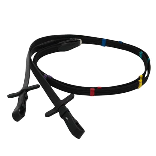 Amesbichler Reitsport Reitlehrzügel mit farbigen Markierungen und Stegen von Amesbichler Reitsport