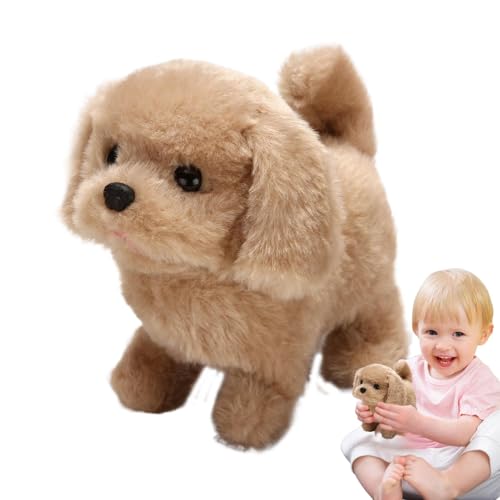 Amesor Bellendes Hundespielzeug, laufender sprechender Hund - Dress Up Tier-Hundespielzeug | Interaktives Plüsch-Welpenspielzeug, gehender elektronischer Hund mit Gehen, Bellen und Schwanzwedeln für Amesor Bellendes Hundespielzeug, laufender sprechender Hund - Dress Up Tier-Hundespielzeug | Interaktives Plüsch-Welpenspielzeug, gehender elektronischer Hund mit Gehen, Bellen und Schwanzwedeln für von Amesor