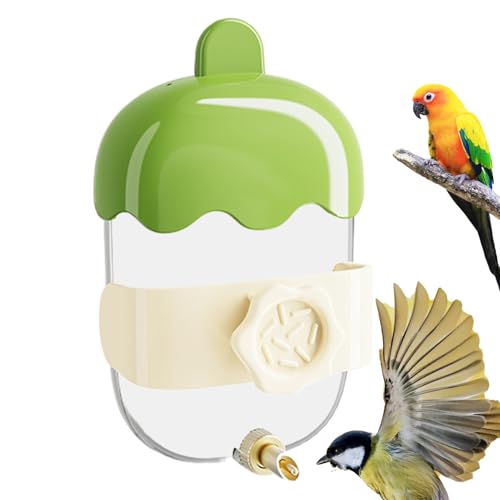 Amesor Vogel Wasserspender Für Käfig | Automatische Vogel Tränke - Käfigzubehör Für Sittiche Nymphensittiche Kanarienvögel Und Finken Mit Auslaufsicherung von Amesor