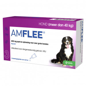 Amflee Spot-On (402 mg) Hund XL (40+ kg) 3 Pipetten von Amflee