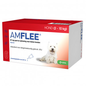 Amflee Spot-On (67 mg) Hund S (2 - 10 kg) 3 Pipetten von Amflee