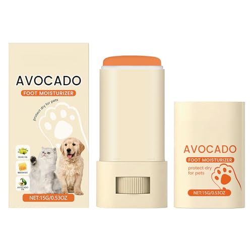 AmiCera Hundepfotenbalsam, Nasenpfotenbalsam für Hunde Katzen, Pfotenbalsam für Hunde Rissige Pads und Nase, Natürliche Inhaltsstoffe, Erweicht und Schützt Pfoten, Lecksicher, Katzenpfote AmiCera Hundepfotenbalsam, Nasenpfotenbalsam für Hunde Katzen, Pfotenbalsam für Hunde Rissige Pads und Nase, Natürliche Inhaltsstoffe, Erweicht und Schützt Pfoten, Lecksicher, Katzenpfote von AmiCera