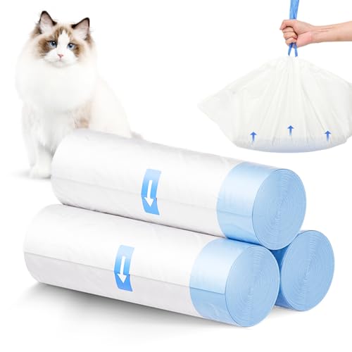 Amicura 45 Stück Mülltüten mit Tragegriff Selbstreinigende Katzentoilette Müllbeutel Katzentoilettenbeutel mit Zugbändern Biologisch Abbaubar Langlebige Reißfest Flüssigkeitsdicht - 3 Rollen Amicura 45 Stück Mülltüten mit Tragegriff Selbstreinigende Katzentoilette Müllbeutel Katzentoilettenbeutel mit Zugbändern Biologisch Abbaubar Langlebige Reißfest Flüssigkeitsdicht - 3 Rollen von Amicura