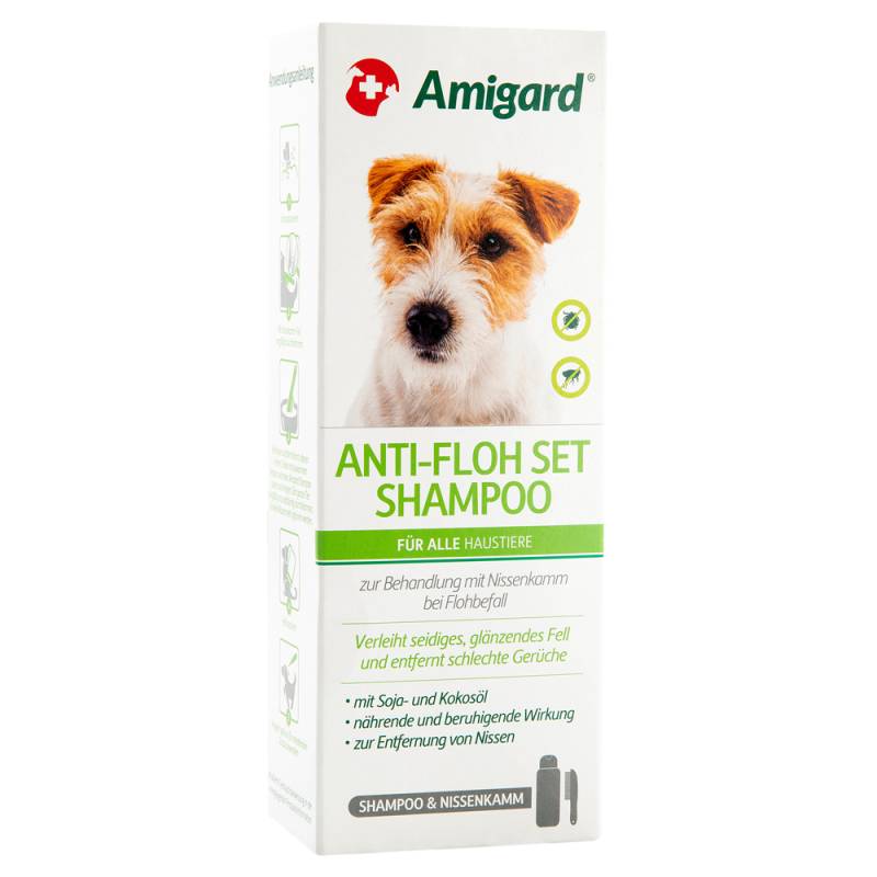 Amigard® Anti-Floh Set Shampoo & Nissenkamm von Amigard