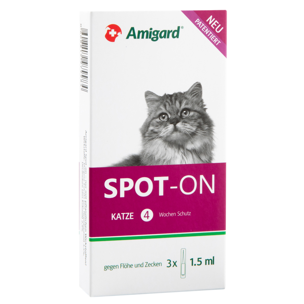 Amigard® Spot-On Anti-Parasit Katze, 3 x 1,5 ml von Amigard