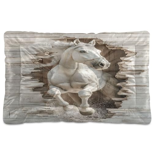 Amooorous 3D-Haustiermatratze aus Holz, waschbar, rutschfest, weich, bequem, für große Jumbo, mittelgroße und kleine Hunde, 91,4 x 61 cm Amooorous 3D-Haustiermatratze aus Holz, waschbar, rutschfest, weich, bequem, für große Jumbo, mittelgroße und kleine Hunde, 91,4 x 61 cm von Amooorous