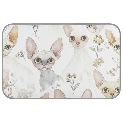 Amooorous Beauty Sphynxcats Kühlmatte für den Sommer, selbstkühlendes Pad für Outdoor-Katzen, Katzen, faltbar, für den Sommer, Weiß, Größe M Amooorous Beauty Sphynxcats Kühlmatte für den Sommer, selbstkühlendes Pad für Outdoor-Katzen, Katzen, faltbar, für den Sommer, Weiß, Größe M von Amooorous
