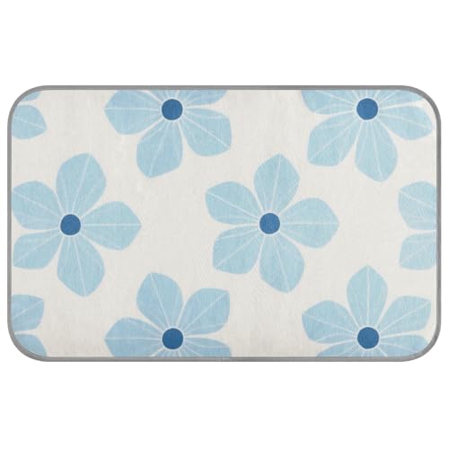 Amooorous Blue Blossoms Simple Summer Kühlpads oder -matten, selbstkühlendes Pad für Outdoor-Katzen, Huhn, Outdoor-Essentials, Tapete Frio Para, Perros, M von Amooorous