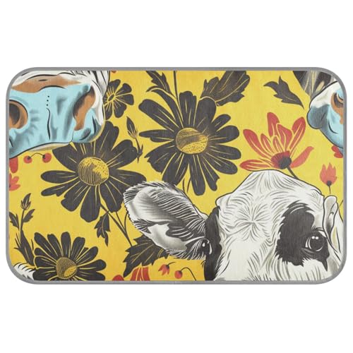 Amooorous Bunte Kuh-Kühlmatte für den Sommer, selbstkühlende Matte für Hunde, für Kaninchen, Outdoor, Haustier, Sommer-Tapete, Perros, M Amooorous Bunte Kuh-Kühlmatte für den Sommer, selbstkühlende Matte für Hunde, für Kaninchen, Outdoor, Haustier, Sommer-Tapete, Perros, M von Amooorous