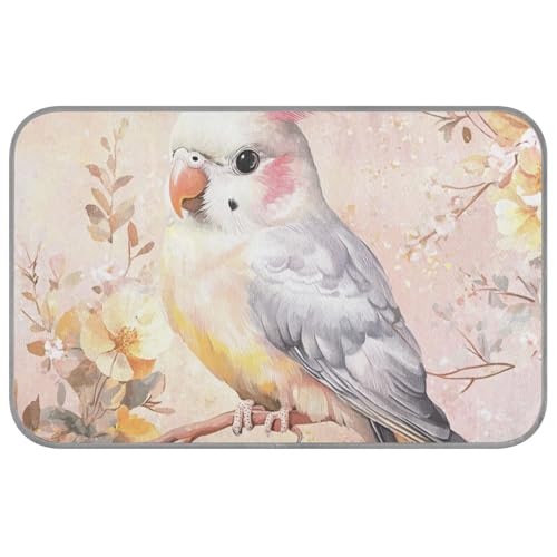 Amooorous Cartoon-Nymphensittich-Blume und weißer Schmetterling, kühlende Sommer-Kühlprodukte, selbstkühlende Haustierbetten für Kätzchen im Innenbereich, tragbar, Esterilla-Refrescante para Perros M Amooorous Cartoon-Nymphensittich-Blume und weißer Schmetterling, kühlende Sommer-Kühlprodukte, selbstkühlende Haustierbetten für Kätzchen im Innenbereich, tragbar, Esterilla-Refrescante para Perros M von Amooorous