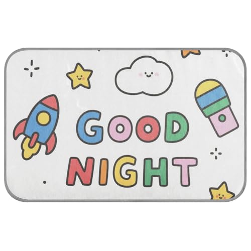 Amooorous Good Night Sommer-Kühldecken für große Hunde, selbstkühlendes Hundebett für Katzen, abnehmbar, Motiv: Raketen, Größe M Amooorous Good Night Sommer-Kühldecken für große Hunde, selbstkühlendes Hundebett für Katzen, abnehmbar, Motiv: Raketen, Größe M von Amooorous